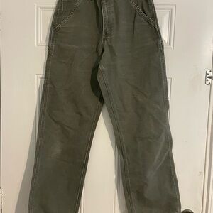 Carhartt Olive Green Jean Pants 28x30